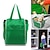preiswerte Aufbewahrungs-Säcke-verdickte grüne supermarktwagen einkaufstasche aufbewahrungstasche stoffbeutel vlies handtasche tv produkt grab bag