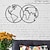 preiswerte Wanddekoration aus Metall-1 Stück verflochtene Erdmetall-Wandkunst für den Außenbereich, rostfreie Wandskulptur, ideal für Garten, Haus, Bauernhaus, Terrasse und Schlafzimmer