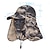 cheap Men&#039;s Hats-Fishing Hat Sun Protection Fishing Cap with Removable Face Neck Flap UPF50+ Bucket Hat Outdoor Fishing Polyster Baseball Cap