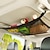 levne Organizéry do auta-Síťová kapsa na strop na auto na auto dvouvrstvá síťovaná střešní taška na auto vnitřek síťka na náklad prodyšná síťovaná taška automatické ukládání úklid cestování na dlouhé cesty kempování
