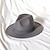 voordelige Feesthoeden-hoed Wol / Acryl Fedorahoed Formeel Bruiloft cocktail Koninklijke Ascot Eenvoudig Met Pure Kleur Helm Hoofddeksels