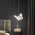 billige Vedhængslys-led pendellampe soveværelse ø belysning moderne akryl pendel lamper sommerfugl design ideel til køkken ø køkken belysning soveværelse pendel lampe