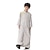 preiswerte Arabischer Muslim-Jungen Kleid Thobe / Jubba Religiös Saudi-Arabisch arabisch Muslim Ramadan Kinder Gymnastikanzug / Einteiler