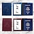 Χαμηλού Κόστους Ταξιδιωτικές Τσάντες &amp; Χειραποσκευές-1 τμχ θήκη διαβατηρίου τσάντα ταξιδιού διαβατήριο και θήκη κάρτας εμβολίου συνδυαστικά λεπτά αξεσουάρ ταξιδιού πορτοφόλι διαβατηρίου για unisex δερμάτινο προστατευτικό κάλυμμα διαβατηρίου με