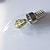 billige Stearinlyslamper med LED-2w led stearinlys 230 lm e12 c35 24 led perler smd 2835 varm hvit hvit