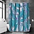 levne Sprchové závěsy-sprchový závěs s háčky do koupelny květinová sada koupelnových dekorů polyester voděodolný 12 bal. plastových háčků