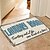 abordables Paillassons &amp; Tapis-Buanderie motif tapis anti-dérapant tapis de sol balcon tapis salon paillasson entrée décor à la maison