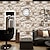 cheap Wallpaper-Stone Wallpaper Home Decoration Vintage Removable Wall Covering, PVC / Vinyl Material Self adhesive Wallpaper, Room Wallcovering 17.71inx118.11in