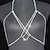 cheap Dance Accessories-Dance Accessories Dance Costumes Exotic Dancewear Necklace Rhinestone Glitter Metal Chain Women&#039;s Performance Training Sleeveless High Alloy
