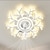 preiswerte Deckenventilator-Leuchten-LED-Deckenventilatoren dimmbar mit Fernbedienung Contral Blumendesign Unterputz-Deckenleuchte Acryl-Lampenschirm Kronleuchter Schlafzimmer Wohnzimmer