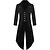 cheap Historical &amp; Vintage Costumes-Knight Ritter Retro Vintage Medieval 18th Century Tuxedo Tailcoat Men&#039;s Costume Vintage Cosplay Party / Evening Long Sleeve Coat