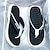 Χαμηλού Κόστους Ανδρικές Παντόφλες &amp; Σαγιονάρες-Ανδρικά Παντόφλες &amp; flip-flops Επίπεδα σανδάλια Σαγιονάρες Περπάτημα Καθημερινό Στυλ Παραλίας Καθημερινά EVA Αναπνέει Μποτίνια Μοκασίνια Μαύρο Μπλε Χακί Καλοκαίρι