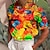 cheap Men&#039;s Cuban Collar Polos-Men&#039;s Polo Shirt Golf Shirt Food Graphic Prints Cuban Collar Yellow Pink Red Blue Outdoor Street Short Sleeves Print Clothing Apparel Fashion Designer Casual Breathable