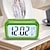 billige Dekor- og nattlys-smart nattlys digital vekkerklokke med dato innetemperatur batteridrevet nattbordsklokke digitalt display for soverom skrivebord gaver klokke