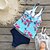 cheap Tankinis-Women&#039;s Swimwear Tankini 2 Piece Normal Swimsuit Floral 2 Piece Printing Black Yellow Blue Tank Top Bathing Suits Beach Wear Summer Sports