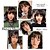 cheap Synthetic Wig-Short Black Bob Wigs with Bangs Synthetic Straight Bob Wigs for Women Natural Looking Black Short Bob Wig Heat Resistant Colorful Halloween Bob Wigs for Daily Party