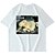 cheap Everyday Cosplay Anime Hoodies &amp; T-Shirts-Animal Capybara Meme T-shirt Anime Graphic T-shirt For Men&#039;s Women&#039;s Unisex Adults&#039; Hot Stamping 100% Cotton Casual Daily