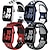 billiga Apple Watch-band-4-pack Sportband Kompatibel med Apple Watch klockband 38mm 40mm 41mm 42mm 44mm 45mm 49mm Vattentät Justerbar Mjuk silikon Ersättningsurband för iwatch Series Ultra 8 7 SE 6 5 4 3 2 1