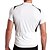 cheap Men&#039;s Jerseys-21Grams Men&#039;s Cycling Jersey Short Sleeve Bike Top with 3 Rear Pockets Mountain Bike MTB Road Bike Cycling Breathable Moisture Wicking Quick Dry Reflective Strips Black White Ivory Color Block