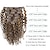 cheap Clip in Hair Extensions-Two Tone Color 14Inch Jerry Curly Clip in Hair Extension Human Hair #4 Dark Brown Color with #27 Strawberry Blonde Color 3B 3C Curly Double Weft with 7pieces 120Grams Per Pack