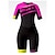 cheap Women&#039;s Clothing Sets-Women&#039;s Triathlon Tri Suit Short Sleeve Triathlon Silver Light Yellow Dark Grey Graphic Bike Lycra Sports Graphic Clothing Apparel