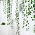 olcso Műnövények-12 csomag mesterséges borostyán koszorúk hamis édesburgonya levél szőlő függő növények zöld háttér esküvői dekoráció otthoni hálószoba fali dekoráció dzsungel témájú parti dekoráció