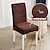 cheap Dining Chair Cover-Water Repellent Dining Chair Cover Stretch Chair Seat Slipcover Spandex with Elastic Bottom Protector for Dining Room Wedding Ceremony Durable Washable