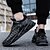 cheap Men&#039;s Sneakers-Men&#039;s Sneakers Flyknit Shoes White Shoes Running Sporty Athletic Tissage Volant Breathable Lace-up Fish scale black Fish scale white Spring Fall
