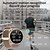 abordables Montres connectées-LIGE BW0378 Montre intelligente 1.28 pouce Smartwatch Montre Connectée Bluetooth Surveillance de la température Podomètre Rappel d&#039;Appel Compatible avec Android iOS Femme Boussole Rappel de Message