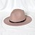 お買い得  パーティーハット-帽子 ウール / アクリル フェドーラ帽 フォーマル 結婚式 シンプル クラシック と メタルバックル ピュアカラー かぶと 帽子