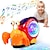 cheap Novelty Toys-Crawling Crab Baby Toys with Music LED Light Up Interactive Musical Toys for Baby Dancing Crawling Toys Moving Toddler Toys