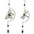cheap Dreamcatcher-1pc Dragonfly&amp;Butterfly Painted Wind Chime Outdoor Handicraft Glow In The Night Hanging Ornament For Window Balcony Garden Decor 16x60cm/6.3&#039;&#039;x23.6&#039;&#039;