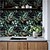 preiswerte Blumen- und Pflanzen Wallpaper-Coole Tapeten, grüne Tapete, Wandbild, Blätter, Zweige, abziehbare Tapete aus PVC/Vinyl, selbstklebend, 45 x 300 cm