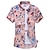 זול חולצות קיץ הוואי לגברים-בגדי ריקוד גברים חולצה חולצה קז&#039;ואל פול שרוולים קצרים גראפי צווארון קלאסי קזו&#039;אל הוואי ביגוד יום יומי סגנונות חוף