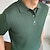 billige Klassisk poloskjorte for menn-Herre Skjorte POLO T-skjorte utendørs Virksomhet Polokrage Klassisk Kortermet Gatemote Stilfull عادي Moderne Stil Sommer Slank Fasong Dyp Grønn Matt Svart Brun Skjorte