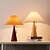 billige nattbordslampe-bordlampe / leselys / nattbordslamper multiskjerm / led / ambient lamper kunstnerisk / tradisjonell / klassisk for soverom / butikker / kafeer tre 85-265v rød