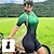 Χαμηλού Κόστους Γυναικεία σετ ρούχων-Γυναικεία Ολόσωμη στολή για τρίαθλο Κοντομάνικο Ποδηλασία Βουνού Ποδηλασία Δρόμου Μαύρο Κίτρινο Ρουμπίνι Βαθμίδα Ποδήλατο Αναπνέει Αντανακλαστικές Λωρίδες Γρήγορο Στέγνωμα Σπαντέξ Αθλητισμός Βαθμίδα