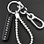 abordables Pendentifs et ornements pour voiture-pendentif porte-clés anti-perte avec bande de numéro de téléphone
