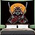 cheap Wall Tapestries-Japanese Samurai Tapestry Oni Mask Wall Hanging Aesthetic Cool Japan Ninja Art for Men Bedroom Living Room Asian Decor Decoration Black And Red Home Decorations for Living Room Bedroom Dorm Wall Decor