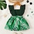 cheap Dresses-Baby girl falbala shoulder-straps tropical wind pattern