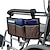 cheap Travel Bags-Wheelchair Armrest Organizer Bag Wheelchair Travel Accessories Storage Pouch With Pockets