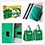 levne Skladovací tašky-zahuštěný zelený supermarket košík nákupní taška skladování látková taška netkaná kabelka tv product grab bag