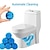 abordables cepillo de baño-10 tabletas limpiadoras de inodoro, limpiador de tanque de inodoro de baño