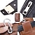 cheap Wallets-Men&#039;s Crossbody Bag Wallet Fanny Pack Belt Bag Cowhide Outdoor Daily Buckle Waterproof Durable Dark Brown Black