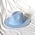 voordelige Feesthoeden-hoed Wol / Acryl Fedorahoed Formeel Bruiloft cocktail Koninklijke Ascot Eenvoudig Met Pure Kleur Helm Hoofddeksels