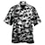 זול חולצות מחנה לגברים-בגדי ריקוד גברים חולצה חולצת הוואי הדפסים גרפיים דגים צווארון מתקפל לבן צהוב שחור / חום אודם חום קזו&#039;אל הוואי שרוולים קצרים דפוס כפתור למטה ביגוד טרופי אופנתי הוואי רך
