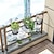 Недорогие Наружные настенные ковры-подвесная подставка для цветочных горшков на балконе, железная подставка для горшков, домашний декор, принадлежности для комнатных растений