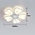 cheap Ceiling Fan Lights-LED Ceiling Fans Dimmable with Remote Contral Flower Design Flush Mount Ceiling Lamp Acrylic Lampshade Chandelier Bedroom Living Room