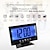 cheap Radios and Clocks-Intelligent Digital Clock Voice Control Snooze Backlight Creative Electronic Clock With Thermometer Weather Station Display Calendar Student Bedside Alarm Clock Wireless Temperature Humidity Meter