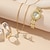 billige Kvartsure-quartz ur til kvinder rhinestone ur smykkesæt 6 stk/sæt smarte dameure smykker sofistikeret og stilfuldt dameur